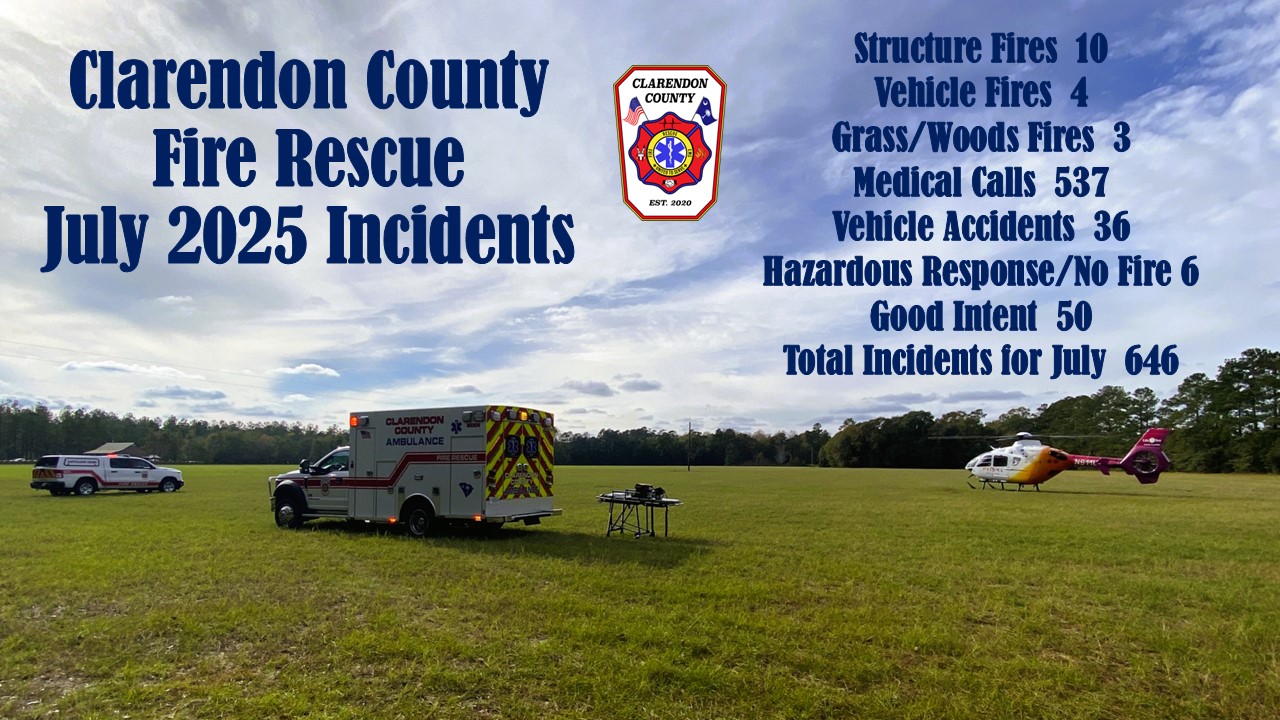 July 2025 – Clarendon County Fire Rescue