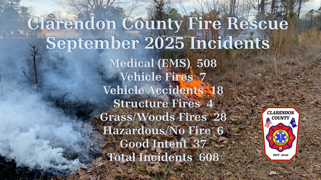 September 2025 – Clarendon County Fire Rescue